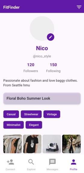 FitFinder – screenshot 2
