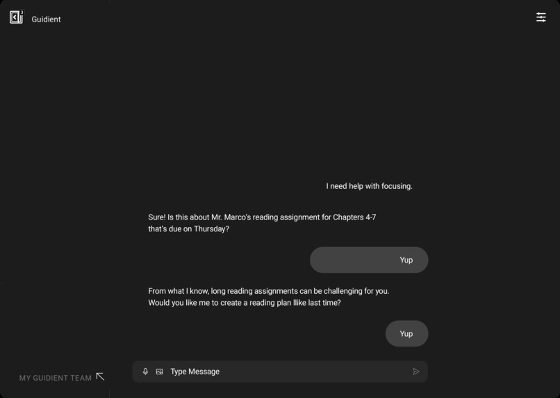 Guidient – screenshot 1