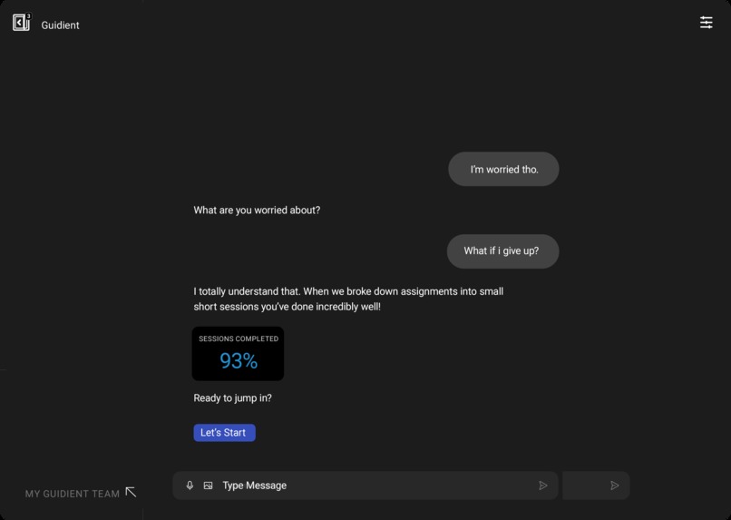 Guidient – screenshot 2
