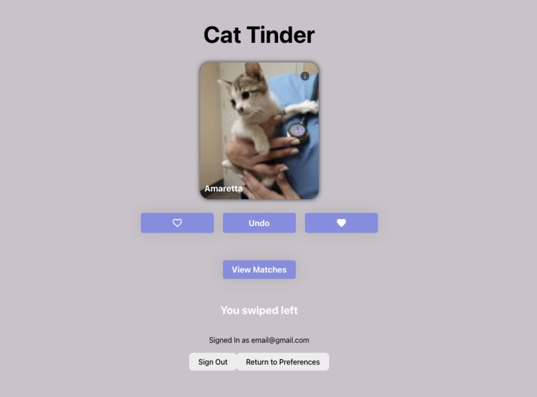 Cat Tinder – screenshot 1