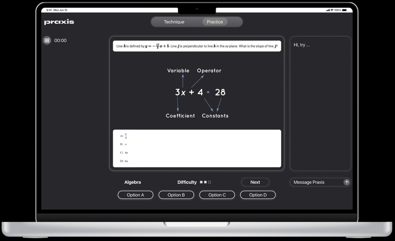 Praxis – screenshot 2
