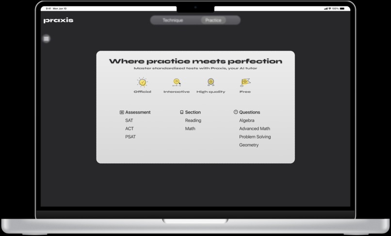 Praxis – screenshot 1