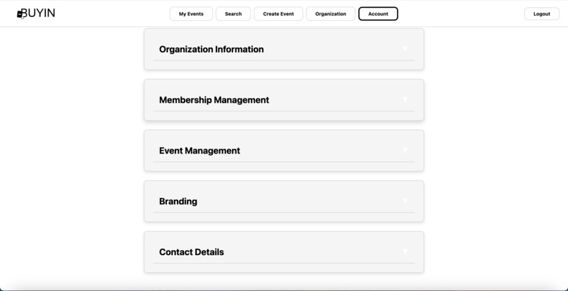 BuyIn: Greek Organization Social Event Platform – screenshot 7