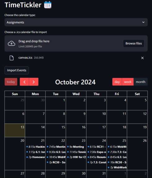 TimeTickler – screenshot 1