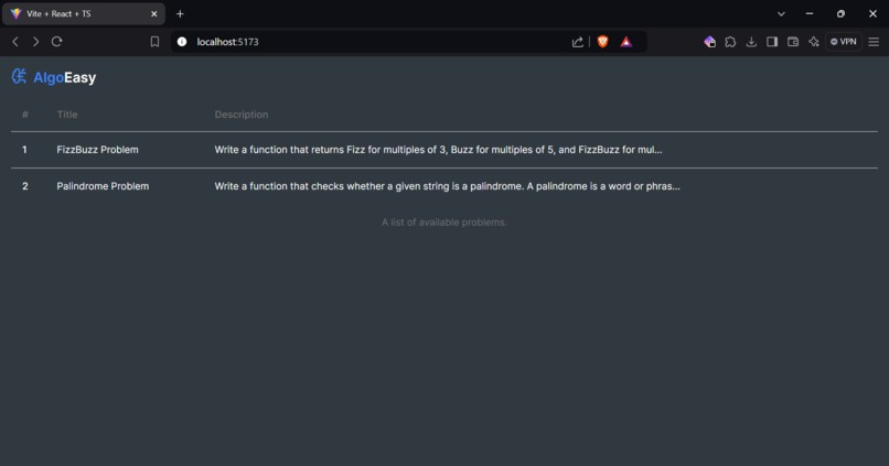 AlgoEasy – screenshot 2