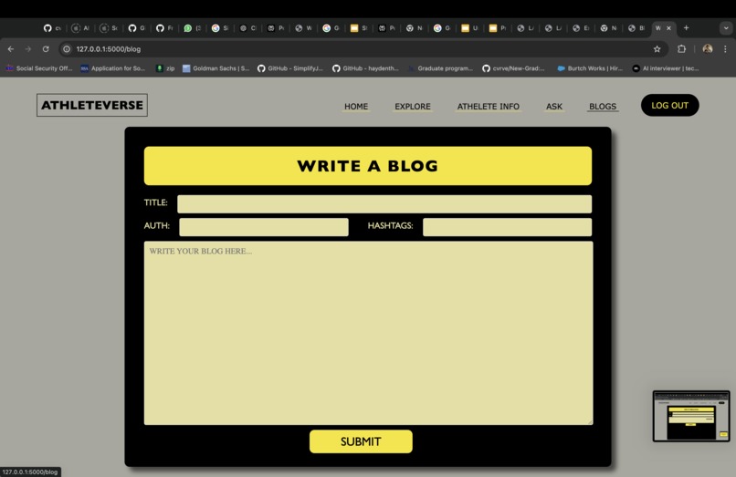 Athleteverse – screenshot 1