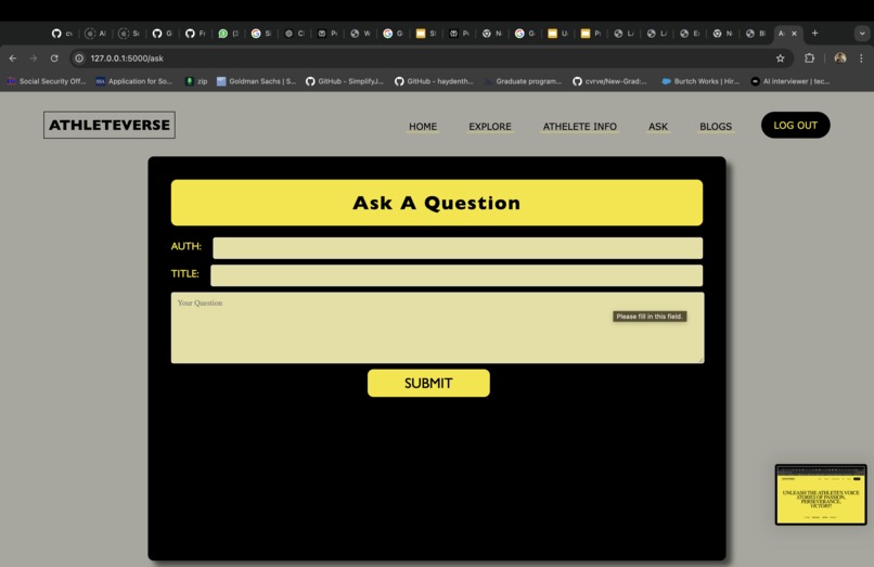 Athleteverse – screenshot 2