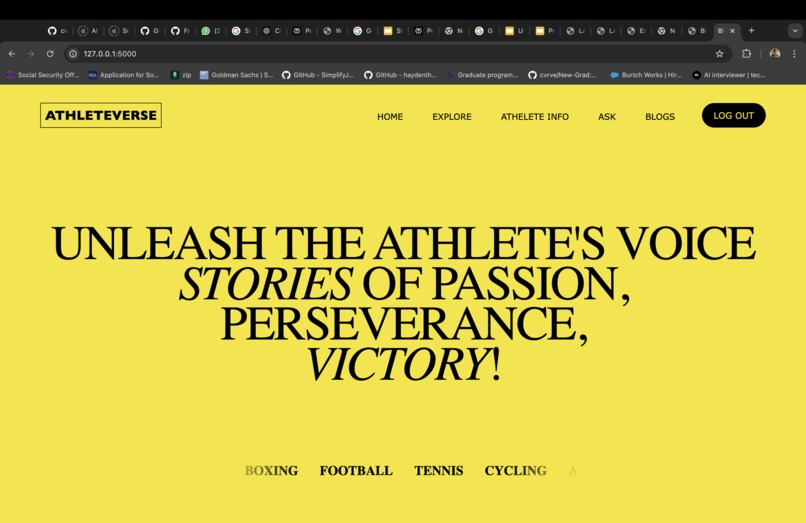 Athleteverse – screenshot 3