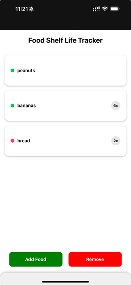 FoodTrack – screenshot 4