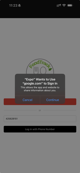 FoodTrack – screenshot 3