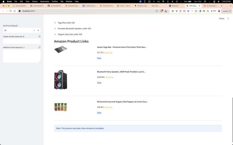 GiftGenie -  Gift Suggestion App  – screenshot 2