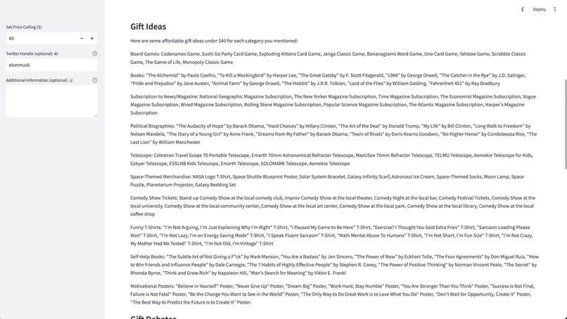GiftGenie -  Gift Suggestion App  – screenshot 6