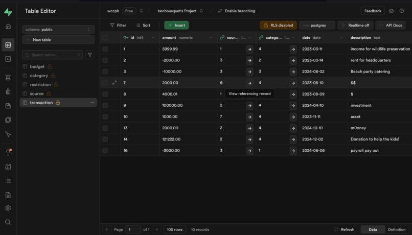 Wood County Child Protection Board Accounting System – screenshot 3