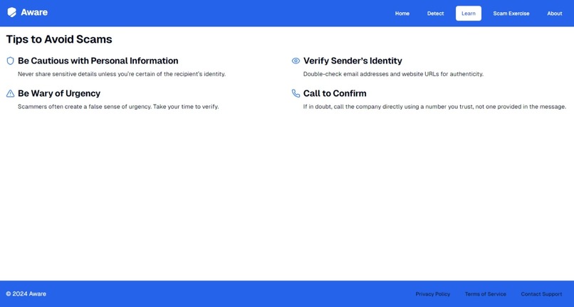 Aware – screenshot 3