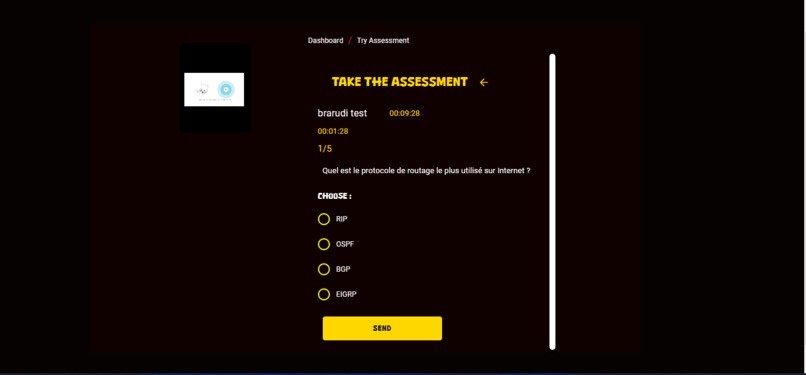 iTest.ai platform – screenshot 6