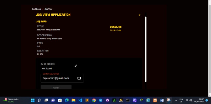 iTest.ai platform – screenshot 5