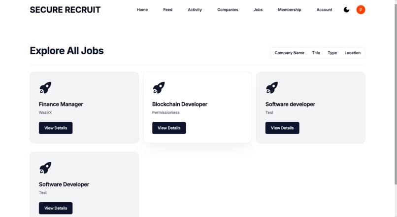Secure recruit – screenshot 2