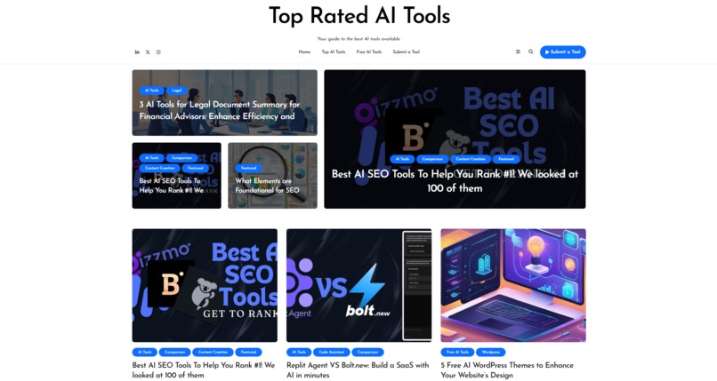 Top Rated AI Tools – screenshot 1