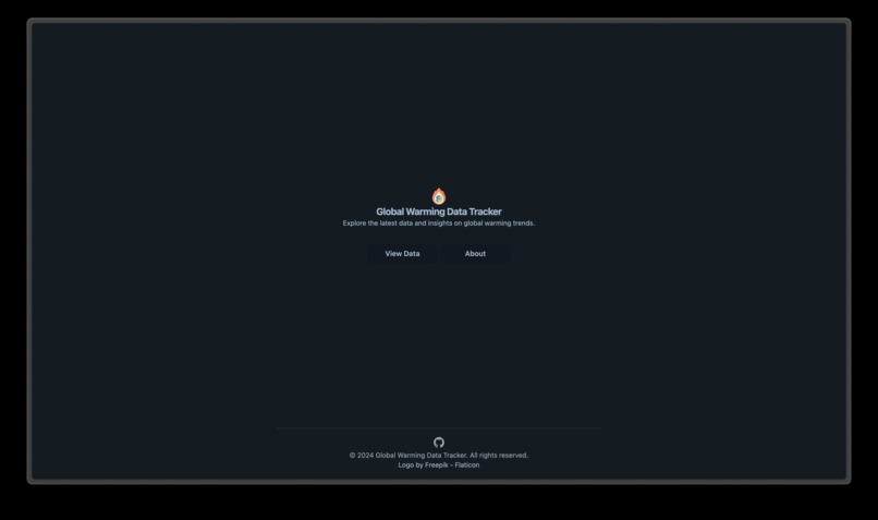 Global Warming Data Tracker – screenshot 1