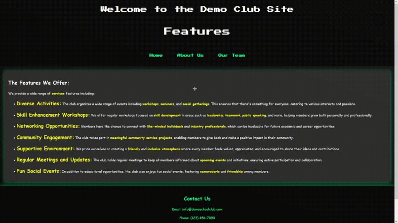 Demo Club Site | By K4paz & Craz – screenshot 2