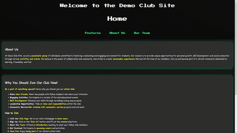 Demo Club Site | By K4paz & Craz – screenshot 4