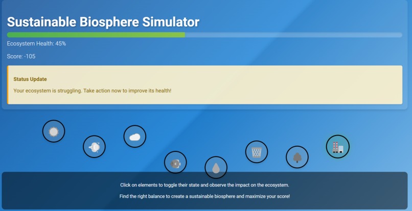 Biosphere Simulator – screenshot 1