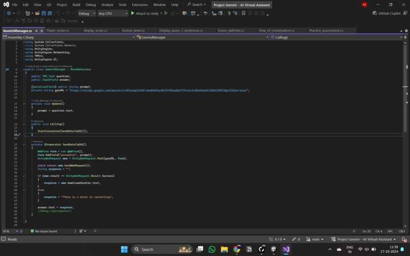 Project Gemini-AI Virtual Assistant for ASD speech therapy  – screenshot 3