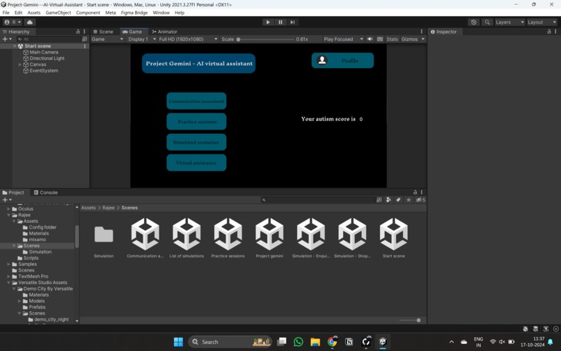 Project Gemini-AI Virtual Assistant for ASD speech therapy – screenshot 1