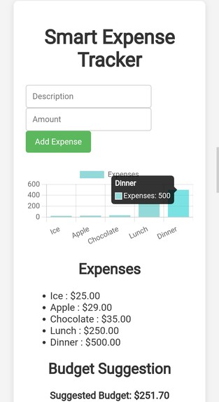 AI expenses Tracker – screenshot 1