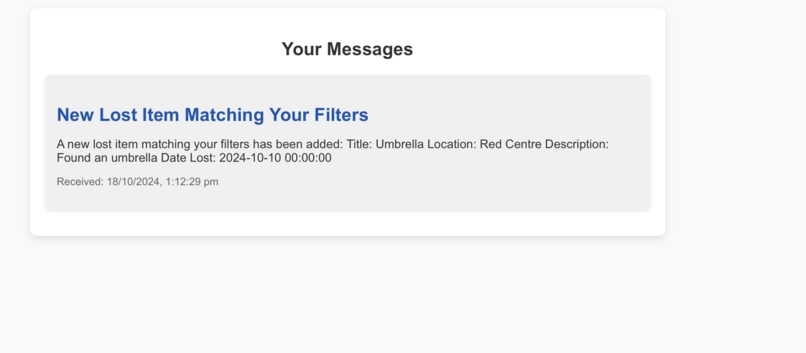 UNSW Lost and found – screenshot 6