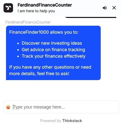 FinanceFinder1000 – screenshot 1