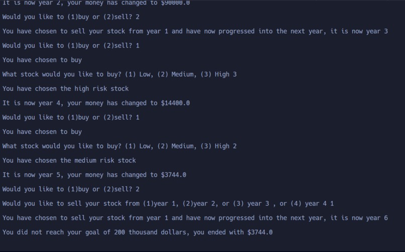Stock Simulator Go – screenshot 1