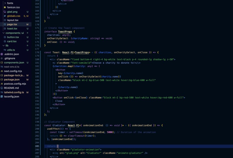 CryptoColosseum: Decentralized Charity Battles – screenshot 1