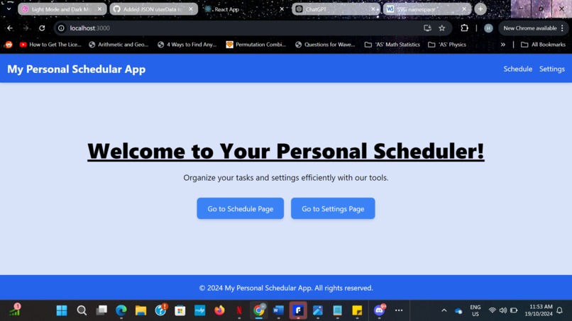 UNSW Productivity App – screenshot 1