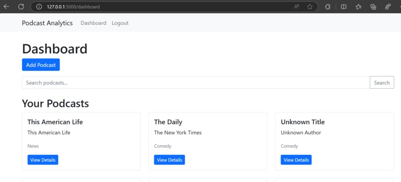 Podcast Analytics – screenshot 5