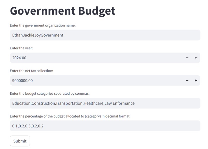Local Government Budget Database – screenshot 2