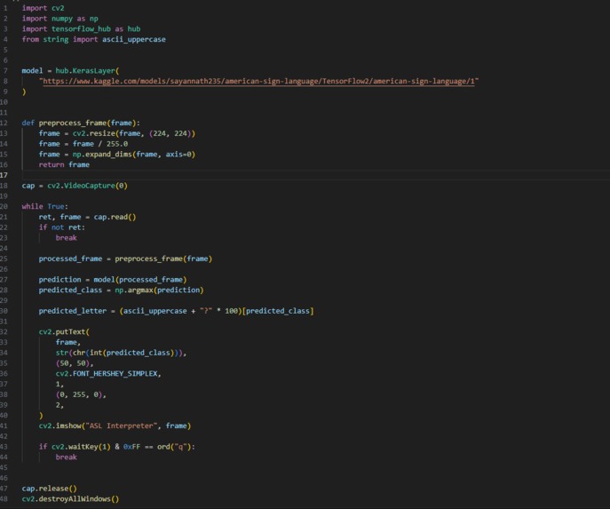 ASL Interpreter – screenshot 1