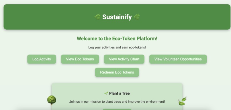 Sustainify – screenshot 2