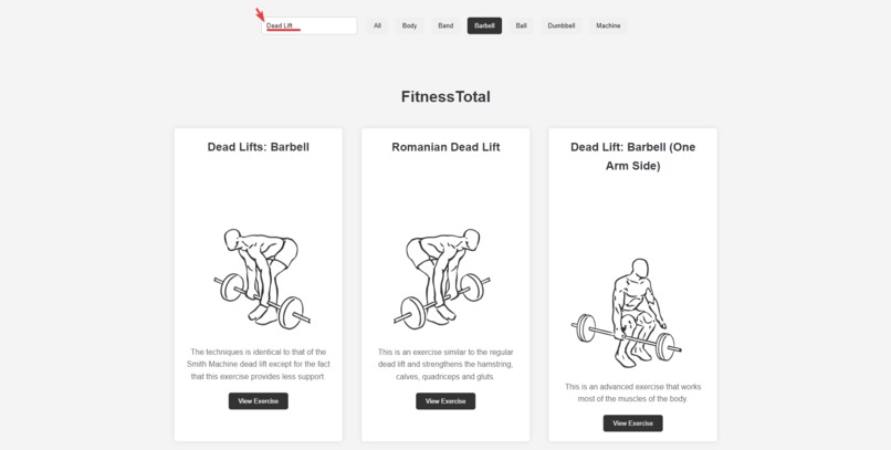 FitnessTotal – screenshot 2