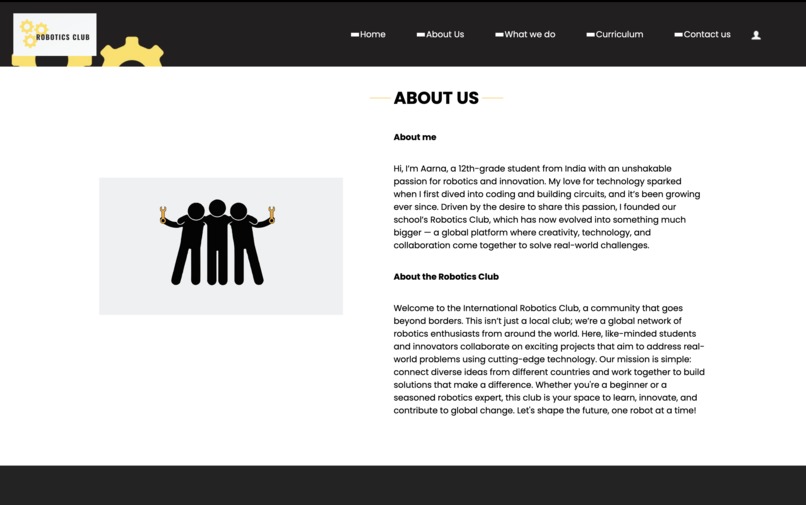 Robotics Club – screenshot 2