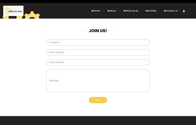 Robotics Club – screenshot 5