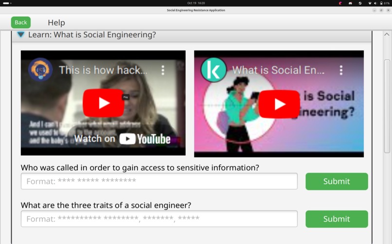 Social Engineering Resistance Application (SERA) | Devpost