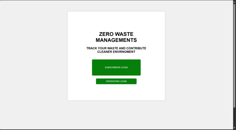 Zero Waste Management – screenshot 1