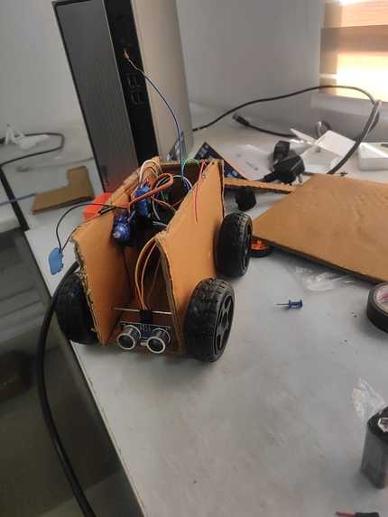 Pothole hole detection and repair robot – screenshot 3