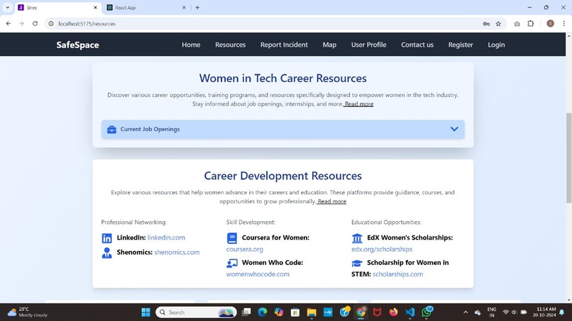 SafeSpace – screenshot 2