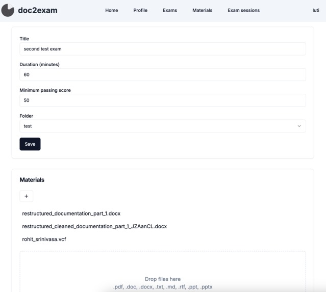 doc2exam – screenshot 3