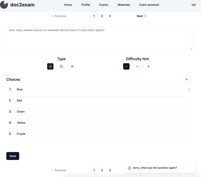 doc2exam – screenshot 6