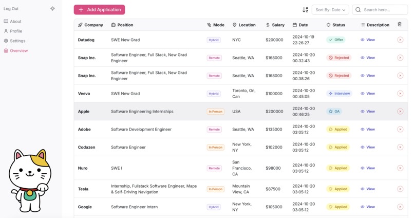 JobCat – screenshot 5