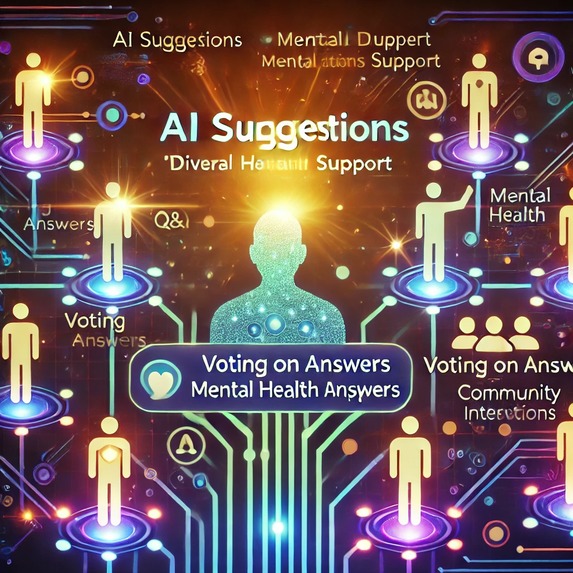 AI-Driven Community for thought sharing and mutual support. – screenshot 1