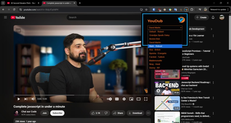 YouDub – screenshot 2